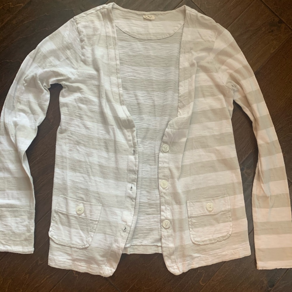 J. Crew striped cardigan